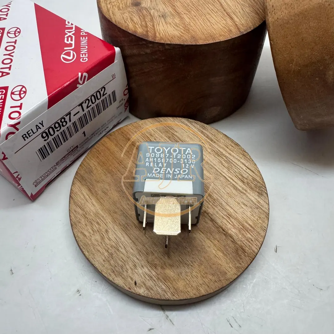 Relay Lampu Relay 12v Kaki 4 Abu Toyota Innova Avanza Xenia Fortuner Yaris 90987-T2002 Japan Denso