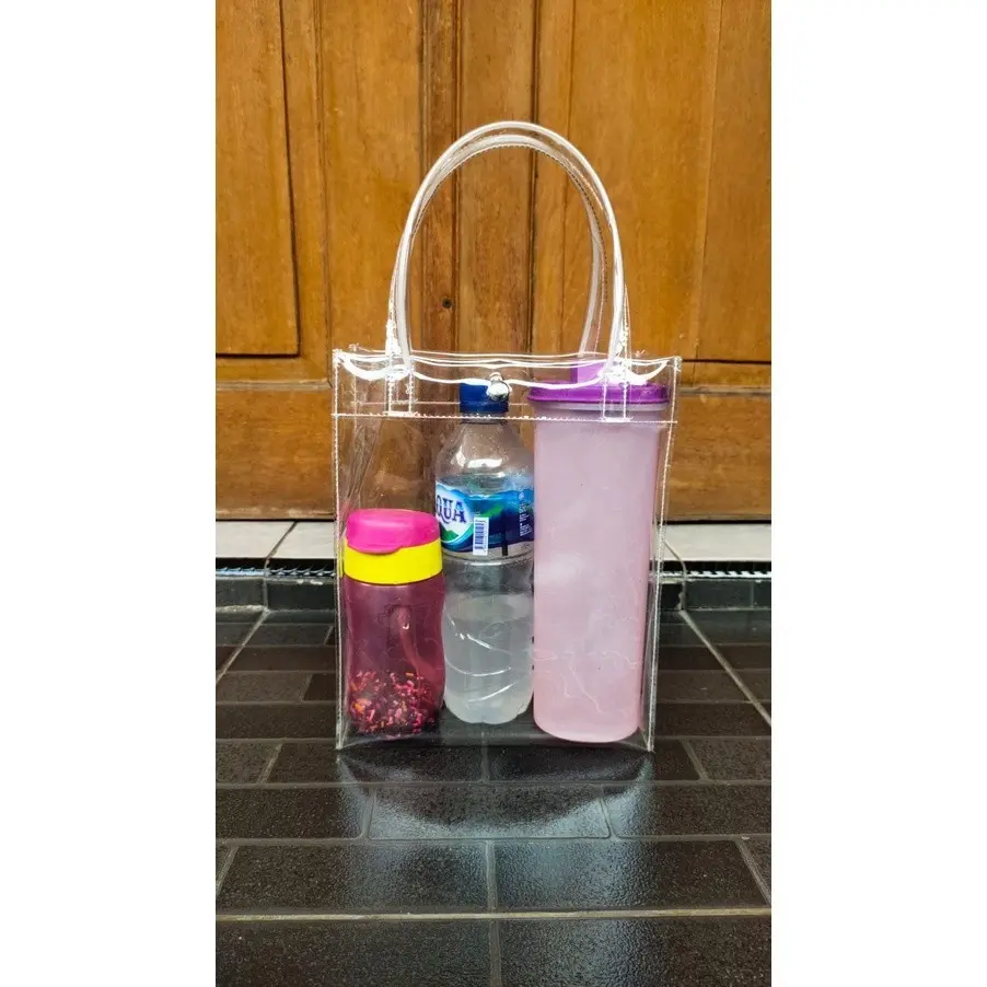 handbag mika pvc hampers murah dan lucu Kulit