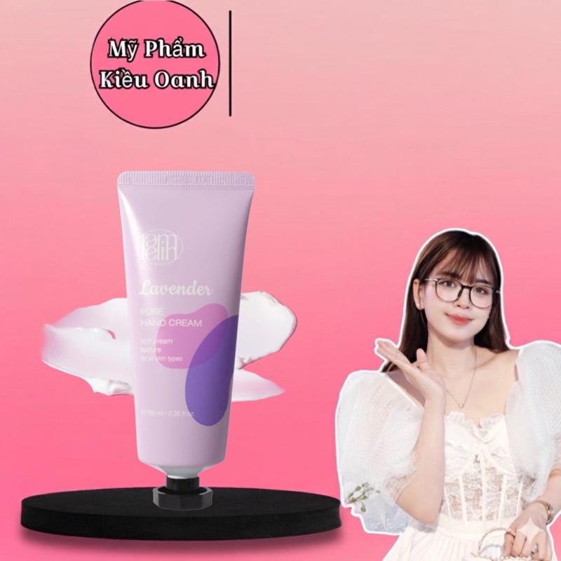    Deal Độc Quyền  100ml Kem Tay Lamelin Hàn Quốc  Màu Tím-hương Lavender 