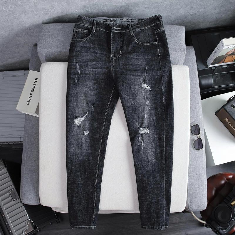 Quần Jean Nam Co Giãn, Quần Bò Dáng Ôm Chất Vải Co Giãn 4 Chiều Form Slimfit 4 Màu Căn Bản