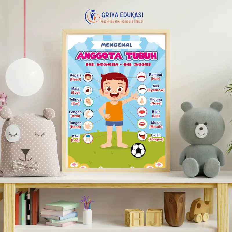 Poster Edukasi Anak Wipe Clean Best Seller 6