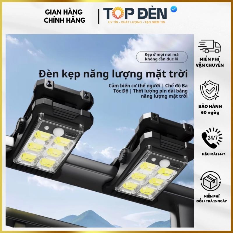 TOPDEN | Đèn Kẹp MINI cầm tay - Năng Lượng Mặt Trời Chống Trộm , Đèn Soi Sân Vườn - Sáng 2 Tiếng Tích Hợp Cảm Biến Ánh Sáng Khi Có Người Đi Qua #dennangluongmattroi