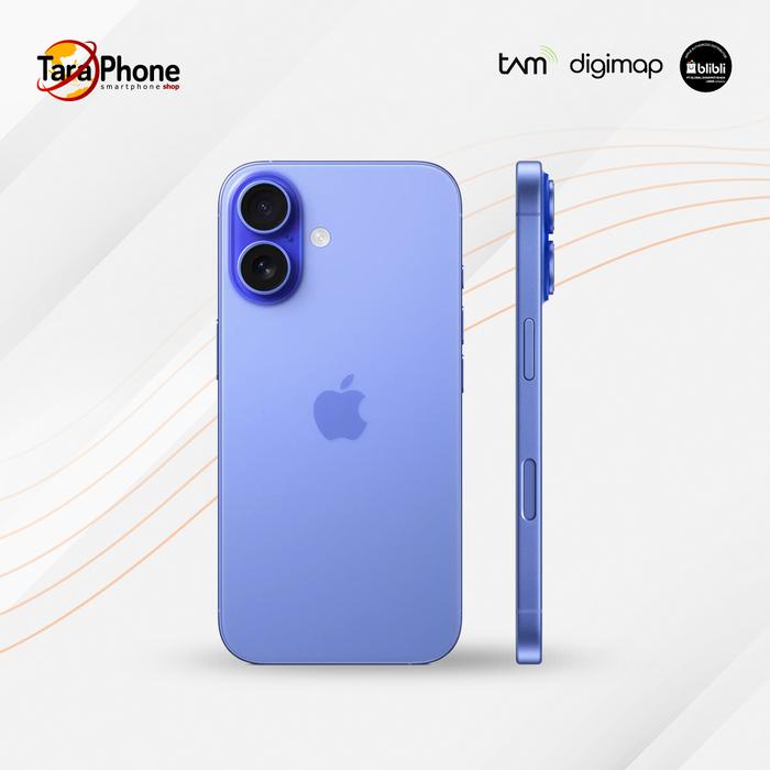 Gambar [RBS]-Apple iPhone 16 128GB 256GB Brand New Garansi Resmi Indonesia IBOX DIGIMAP GDN - ULTRAMARINE, 128GB dari TunjungSari.Store Kota Madiun 4 Tokopedia