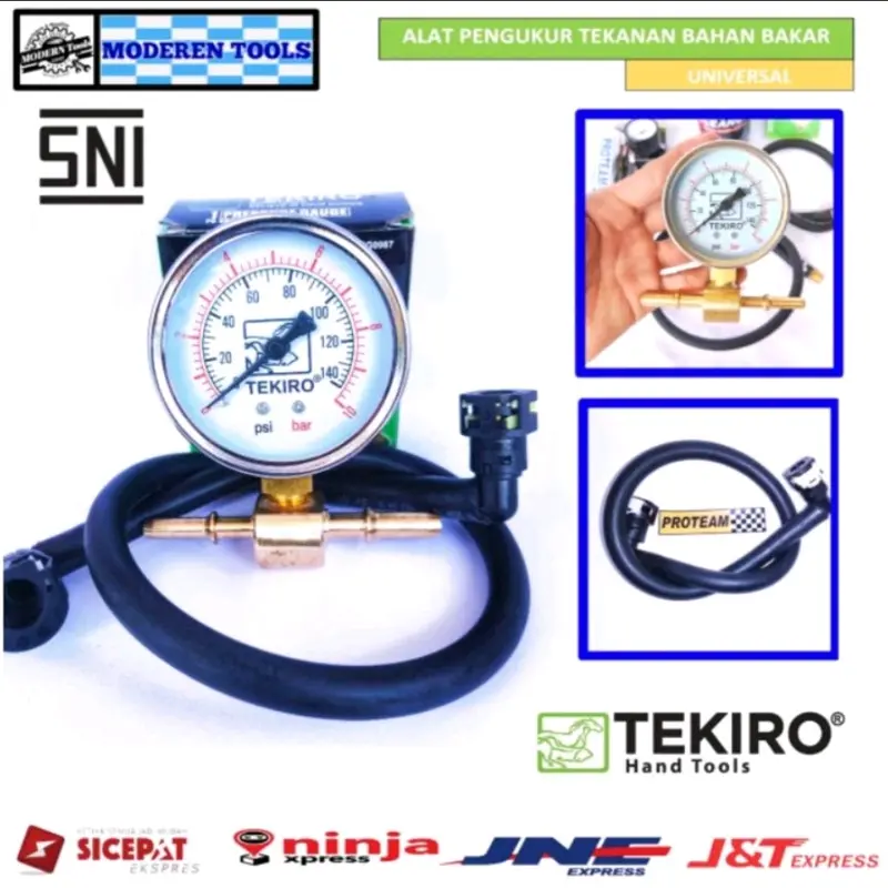 Terbaru FUEL PRESSURE GAUGE ALAT UKUR TEKANAN POMPA BENSIN | FUEL PRESURE GAUGE ROTAK full pump 1
