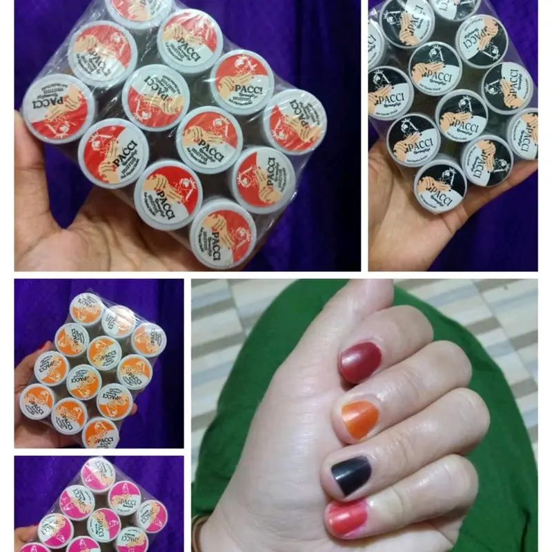 (harga untuk 1 pot)Pacci Andis Cat Kuku Nail Polish Kutek Pewarna Kitek Kuku Halal Bisa Buat Sholat 0