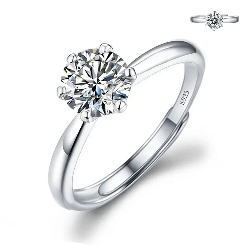 Classic six-prong 1 carat ring