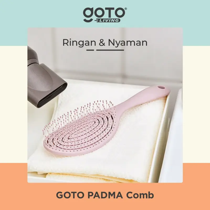 Goto [COD] Padma Comb Sisir Rambut Anti Statis Kusut Rontok Pria Wanita 3