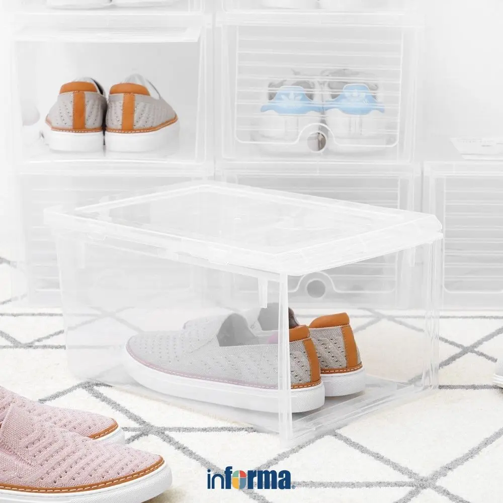 Informa Kotak Sepatu 27X36X20 cm Shoe Box Storage Container Sepatu ...