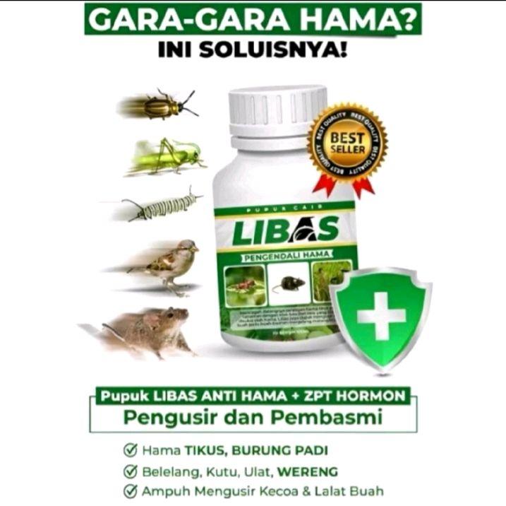 (Beli 3 gratis 1) Pupuk Libas Pembasmi Hama & Bakteri Tanaman Kebun Pohon Set Tumbuhan hama Buah tumbuhan 6