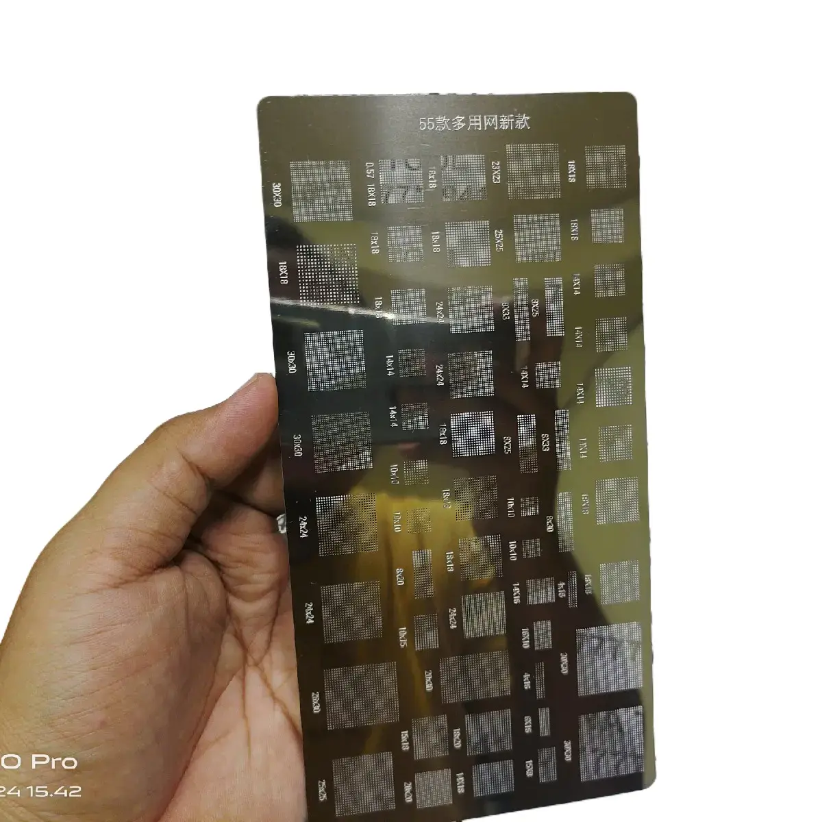 INA TOOL STACIL PLAG BGA UNIVERSAL 55 IN 1 Pembuat Cetakan Kaki IC Isi 55 Jenis Alat Cetak IC Universal Hemat Waktu & Biaya Cocok Untuk Teknik Elektronik LCD