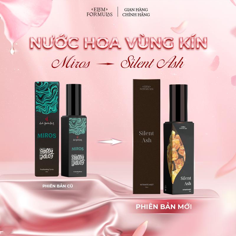 CHE TÊN Nước Hoa Vùng Kín Nữ Giới Hương Nước Hoa Cao Cấp Từ Ý Xịt Thơm Vùng Kín 19 ML Cấp Khoáng Dưỡng Ẩm An Toàn Cho Da