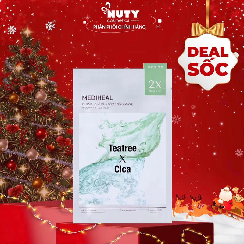 DEAL SỐC 9K Mặt Nạ Mediheal Derma Synergy Wrapping Mask Calming