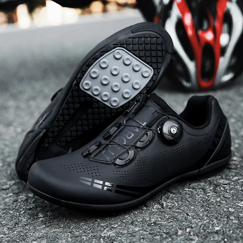 Cycling shoes non lock Cycling Shoes Road Bike SPD Bicycle Shoes Non-slip Self-locking Professional Breathable Mtb Cleat Shoes Mountain Bike Shoes Bike Shoes Size 36-47
