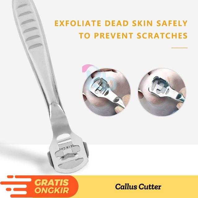 Gambar RBS - Alat Pemotong Kulit Mati Kaki Pedicure Amplas Tumit Stainless Bahan Import Premium Alat Pedicure Stainless Alat Penghalus Kaki - Silver dari Red Bow Store Kota Administrasi Jakarta Barat Tokopedia