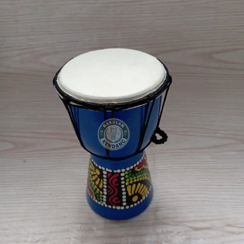 Kendang Jimbe Anak Termurah 20 Cm Alat Musik Tradisional Djimbe Gendang Terbang Mainan Anak Tradisional Edukasi Mini Mainan Kayu Souvenir 2