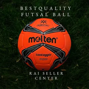 Bola Futsal Molten Vantagio 3400 Size 4 Gratis Pompaan l Jaring + Pentil Pres Mesin Jahit Berkualitas Premium Olahraga Ball Outdoor & indoor hexagon