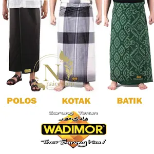 ECER Sarung Wadimor Dewasa Lembut Bahan Kain Katun Tebal Nyaman Muslim Pria Motif Bali Lengkap 2024