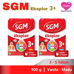 SGM Eksplor 3+ Vanila Madu 900gr Susu Bubuk Formula Pertumbuhan Anak