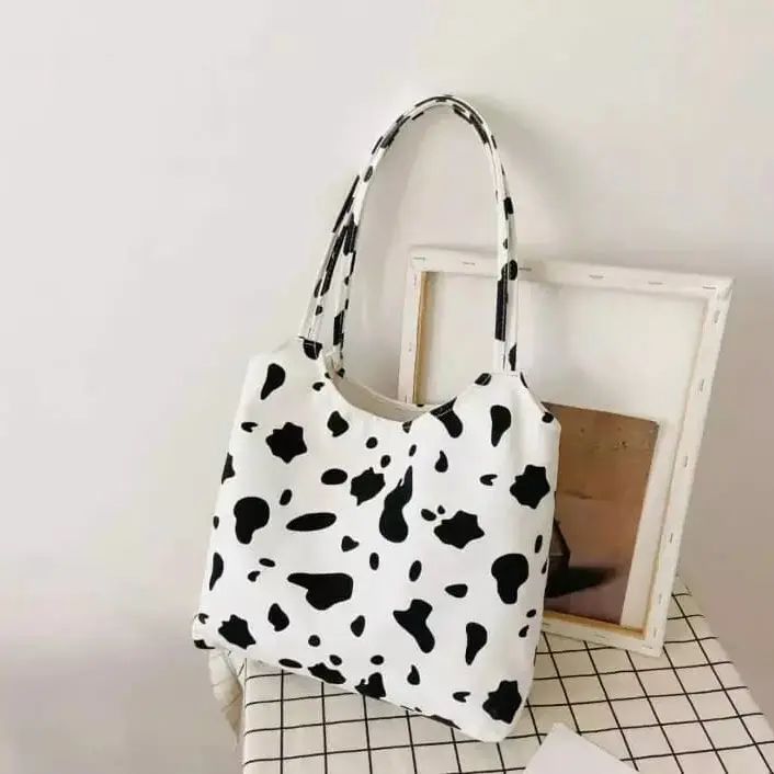Tas korea totebag motif cows 0