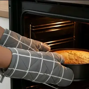 Sarung Pelindung Tangan Oven Anti Panas Lap TGN Tebal Dapur Masak Kompor Glove Panci