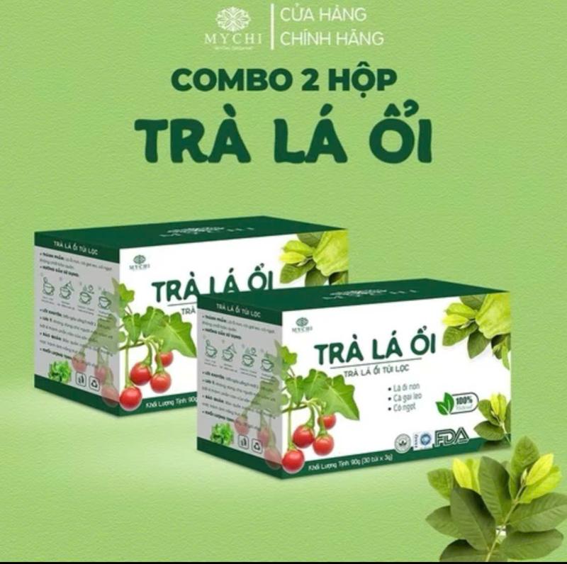[ COMBO 2 HỘP Giá Sỉ ] Trà Lá Ổi Túi Lọc MYCHI  Hộp 30 Gói Chính Hãng