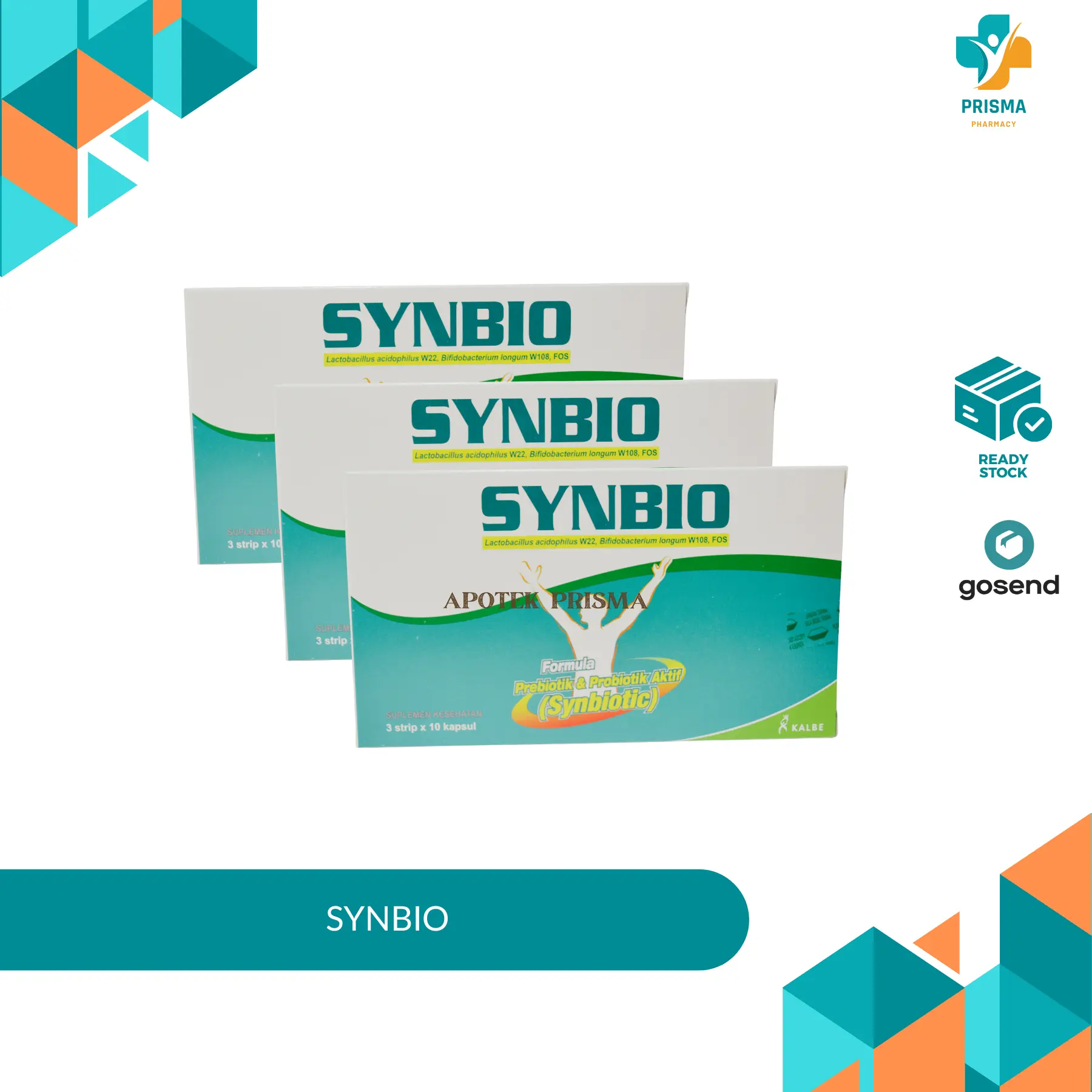 Synbio Kalbe - Probiotik & Prebiotik | Suplemen Kesehatan Pencernaan ...