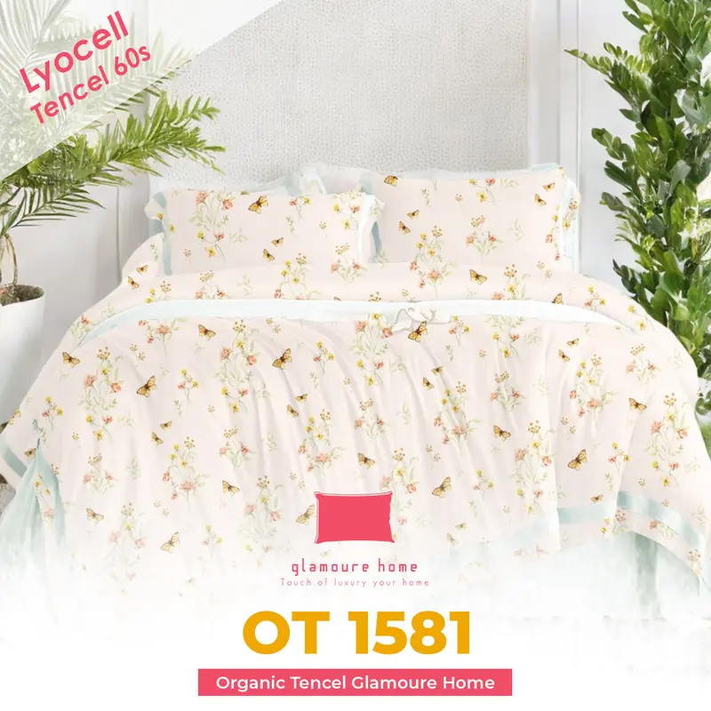 [KOLEKSI 2025] Bedcover set (Sprei Set + Bed Cover) Bahan Kain Sutera Organic Lyocell Bamboo Tencel Anti Bacteria sudah termasuk 2 Sarung Bantal 2 Sarung Guling Semua Ukuran (160x200, 180x200, 200x200) 7