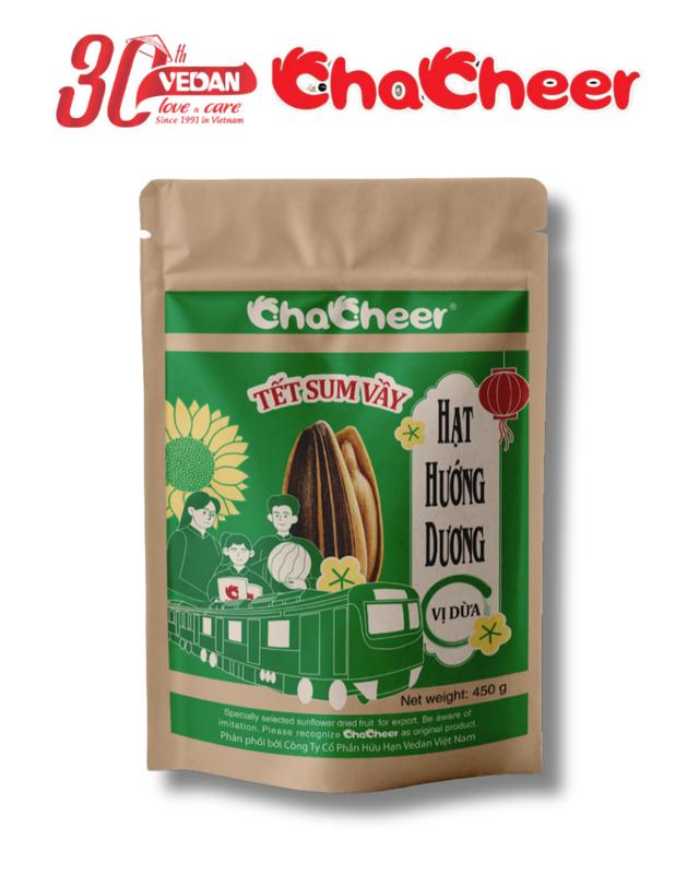 Hạt Hướng Dương CHACHEER Vị Dừa 450g - Ăn Vặt
