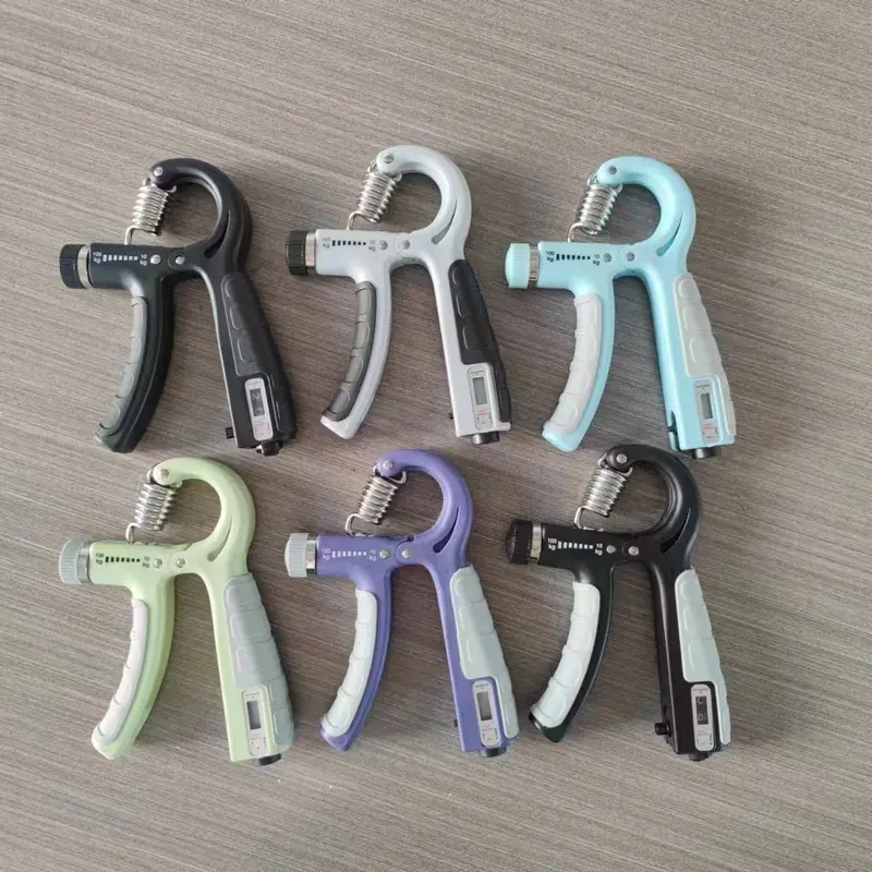 Handgrip Hand Grip 10-100KG Alat Bantu Fitness Otot lengan Portable 6