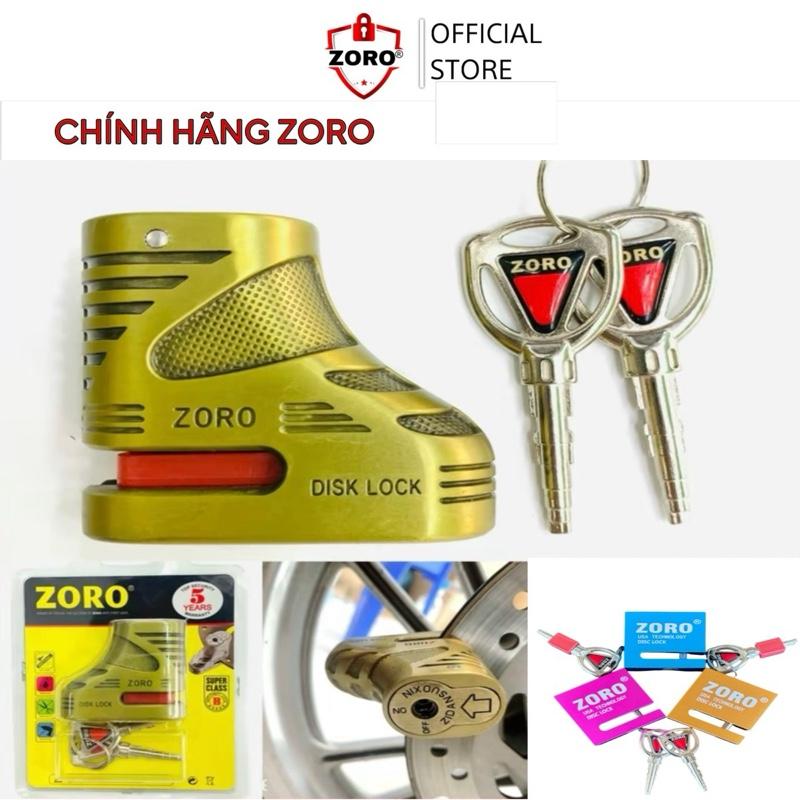 Ổ khoá đĩa xe máy ZORO titanium chống trộm, chịu lực, bảo vệ xe máy Phụ Tùng Phụ Kiện