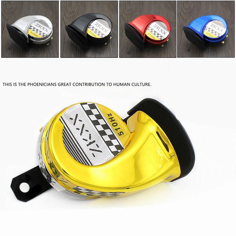 Product Introduction of Pedal electric vehicle motorcycle monophonic horn 12V snail horn waterproof color horn super loud electroplating,Centrifugal horn, motorcycle, car, 12v, 1 grade A 21