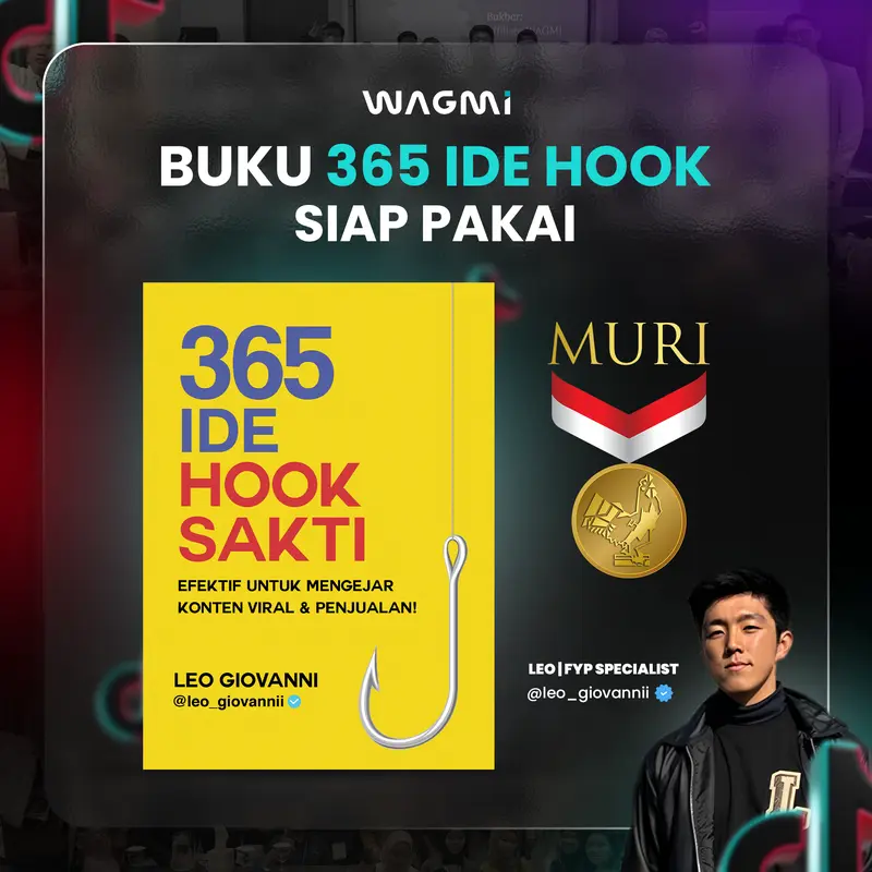 365 Ide Hook + Strategi Pembuka Konten | WAGMI HOOK BLUEPRINT | Rahasia Video Langsung FYP by Leo Giovanni