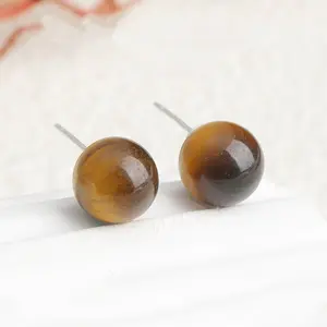 [NEW ARRIVAL] E104 Anting Tiger Eye Stone High Quality