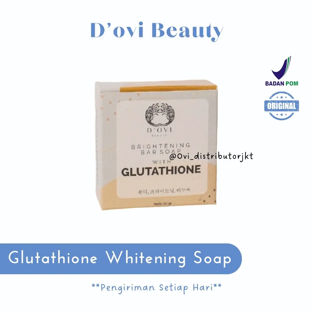 Glutathion Soap Sabun Gluta With Leaf Extract by D’ovi Beauty