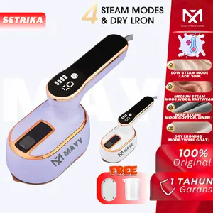MAYY LED Setrika Uap Vulga Setrika 2in1 Setrika Mini Setrika Portable Cepat Panas 100ml