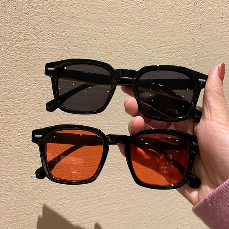 Kacamata Hitam Pria Wanita Model Korea Fashion Uniseks Eyewear Sunglasses 0