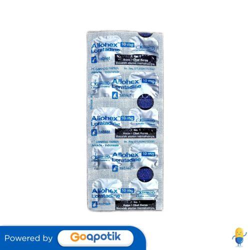 ALLOHEX 10 MG STRIP 10 TABLET