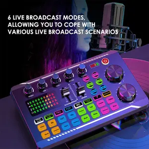 MKC KIMISO SOUNDCARD TERBARU F998 SOUND CARD REAL -TIME CARD PC PC HYBRID CONSOLE PROFESSIONAL STUDIO RECORDING KIT RECORDING KIT PART MITRA