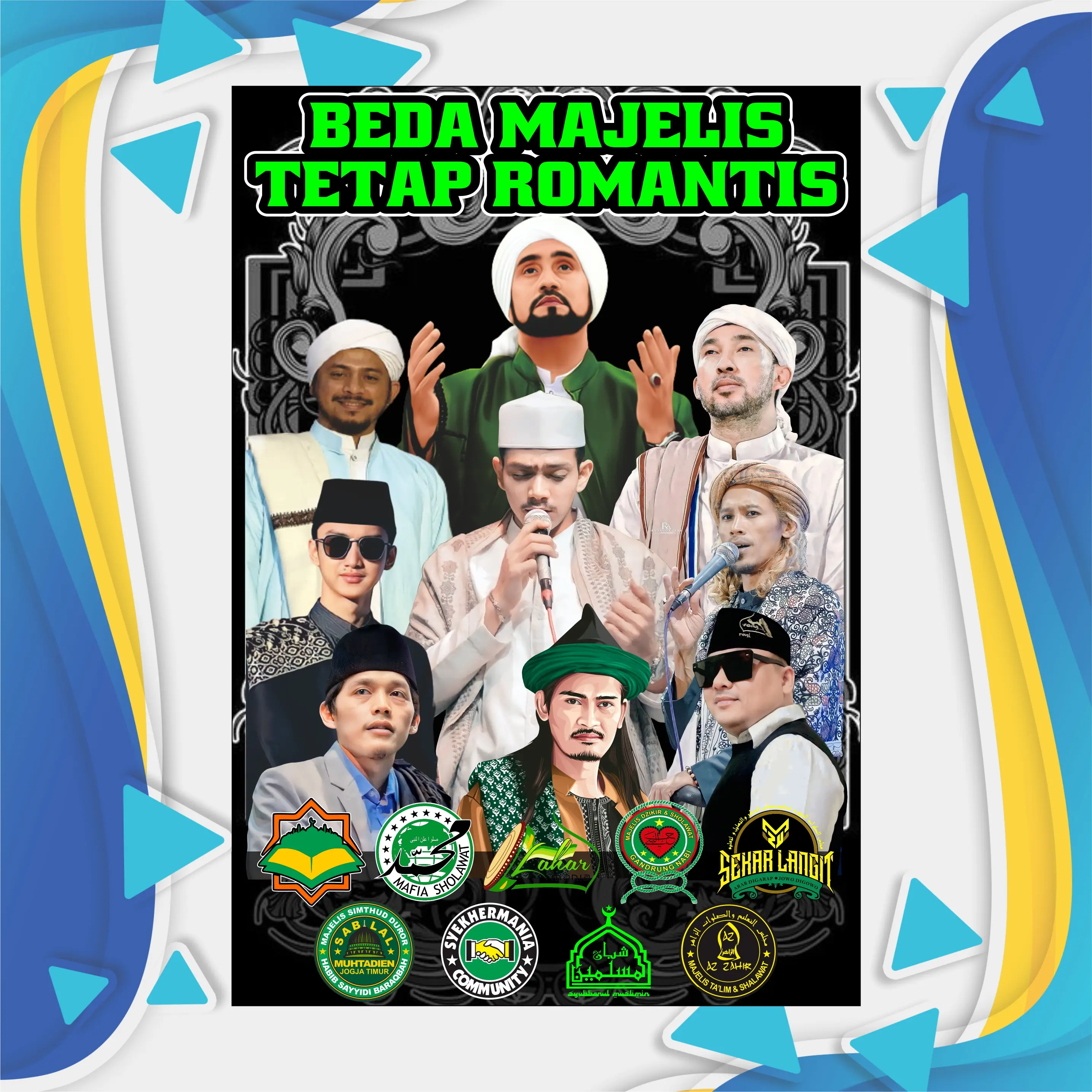 BENDERA SHOLAWAT| BENDERA PRINTING| COD| FREE STIKER| MINIFLAG BENDERA Spanduk