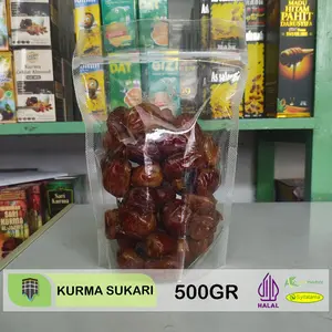 Kurma sukari Al-Qosim, Kurma manis 1kg-250gr, cocok untuk Romadhan dan Oleh-oleh Haji