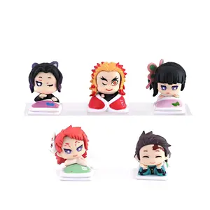 Action Figure Kimetsu no Yaiba | Mainan Tokoh Aksi Pajangan Anime Demon Slayer OnemutanSleeping | Kocho Shinobu Rengoku Kyojuro Tsuyuri Kanao Sabito Kamado Tanjiro