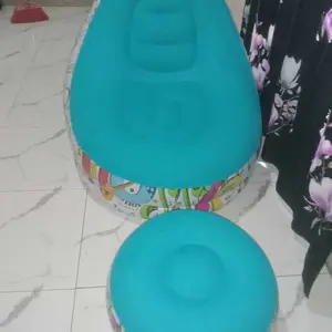 Beanbag Sofa Angin Squishy Jumbo Inflatable Sofa + Stool Outdoor Tiup Lazy Bag Lay Bag Indoor 020-45