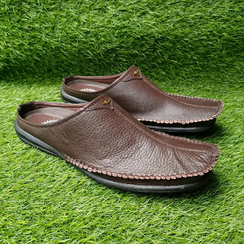 SEPATU SANDAL BUSTONG KULIT PRIA DR. IAM 261 TAN ( PRODUKSI SENDIRI ) 1