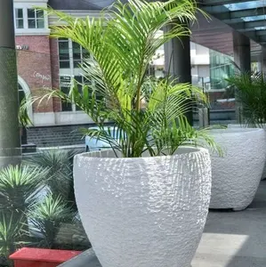 Pot terazzo blong senayan D80x50 I Handmade Terasso Link DP