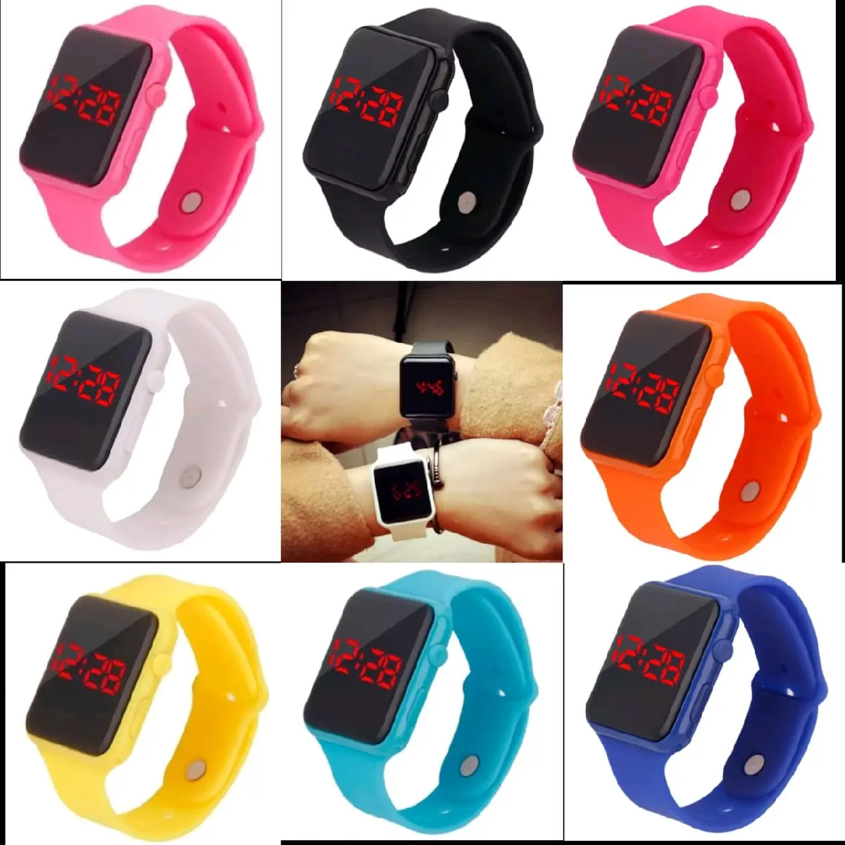 JAM TANGAN LED DIGITAL RUBBER FASHION KISD&TEENAGER(REMAJA) & DEWASA Watches
