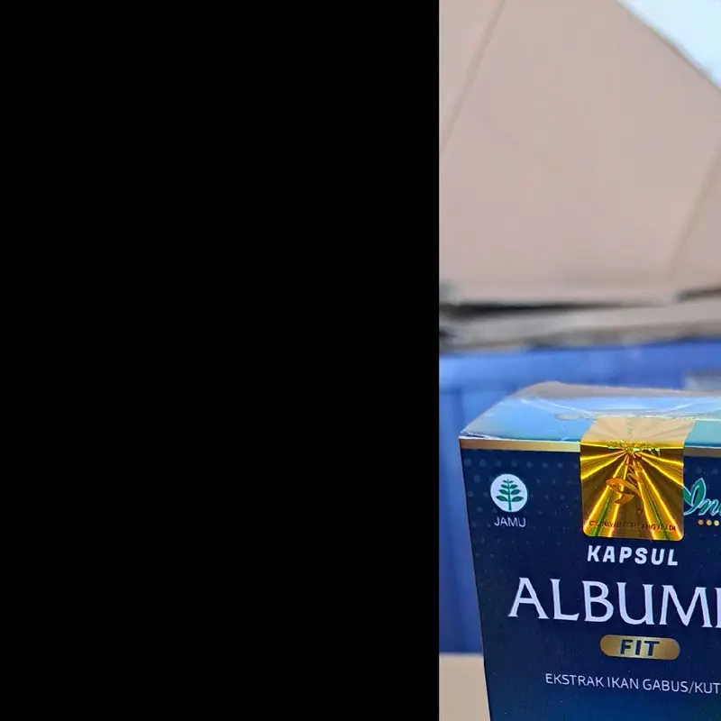 Suplemen Albumin Ekstrak Ikan Gabus Original  Inayah 60 Kapsul  membantu penyembuhan Pasca Operasi atau luka kemasan Baru all New 3