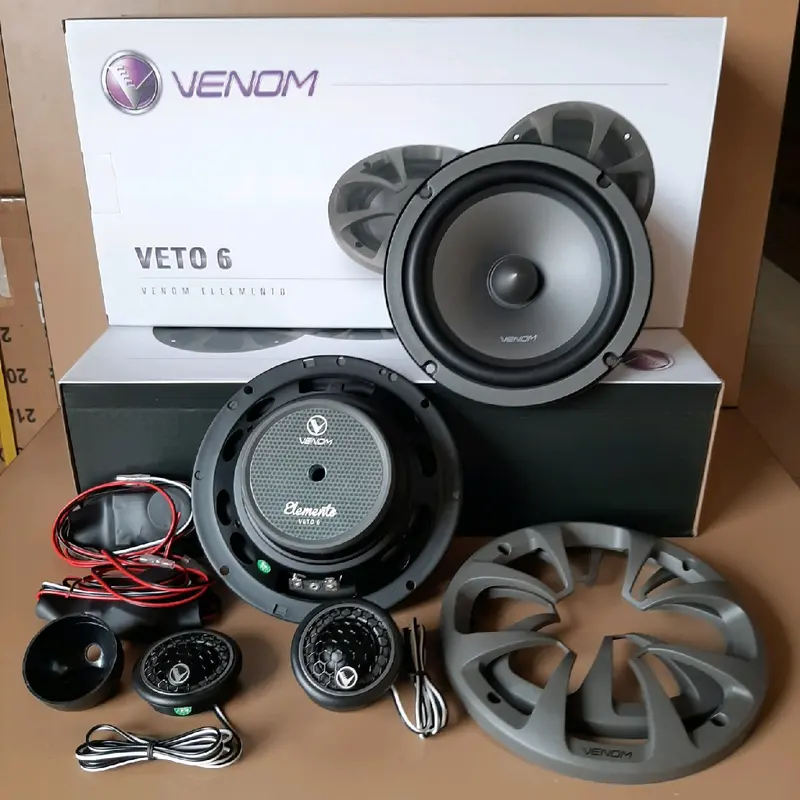 SPLIT VENOM VETO 6 INCH VENOM ELLEMENTO VETO 6 ORIGINAL VENOM SPEAKER AUDIO MOBIL VENOM 0