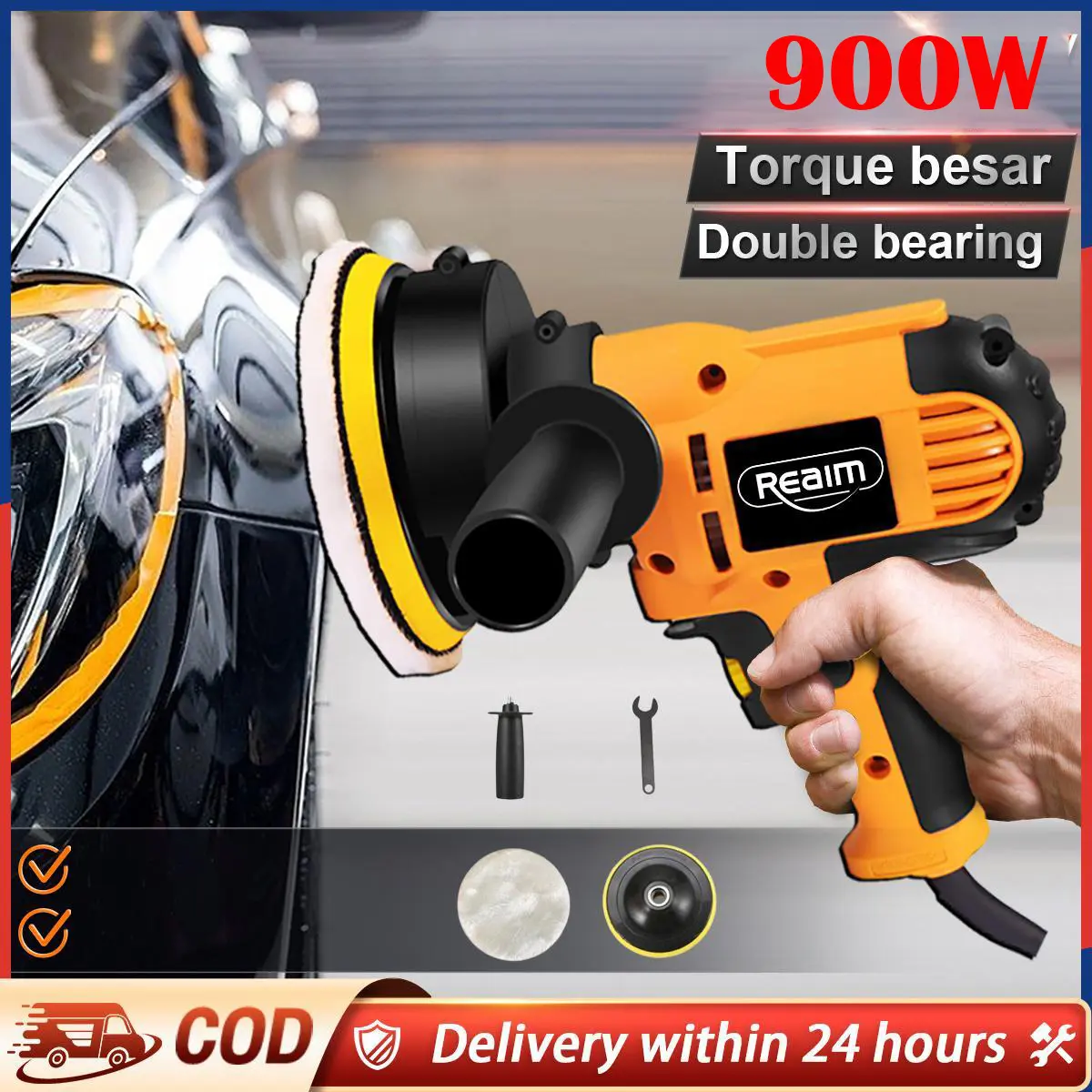 Polishing machine 400W Electric Car Polisher 5 inches Sander Buffer Car Polishing Machine Accessories soarfly  waterjet  4800w water  jet  cordless  high  pressure