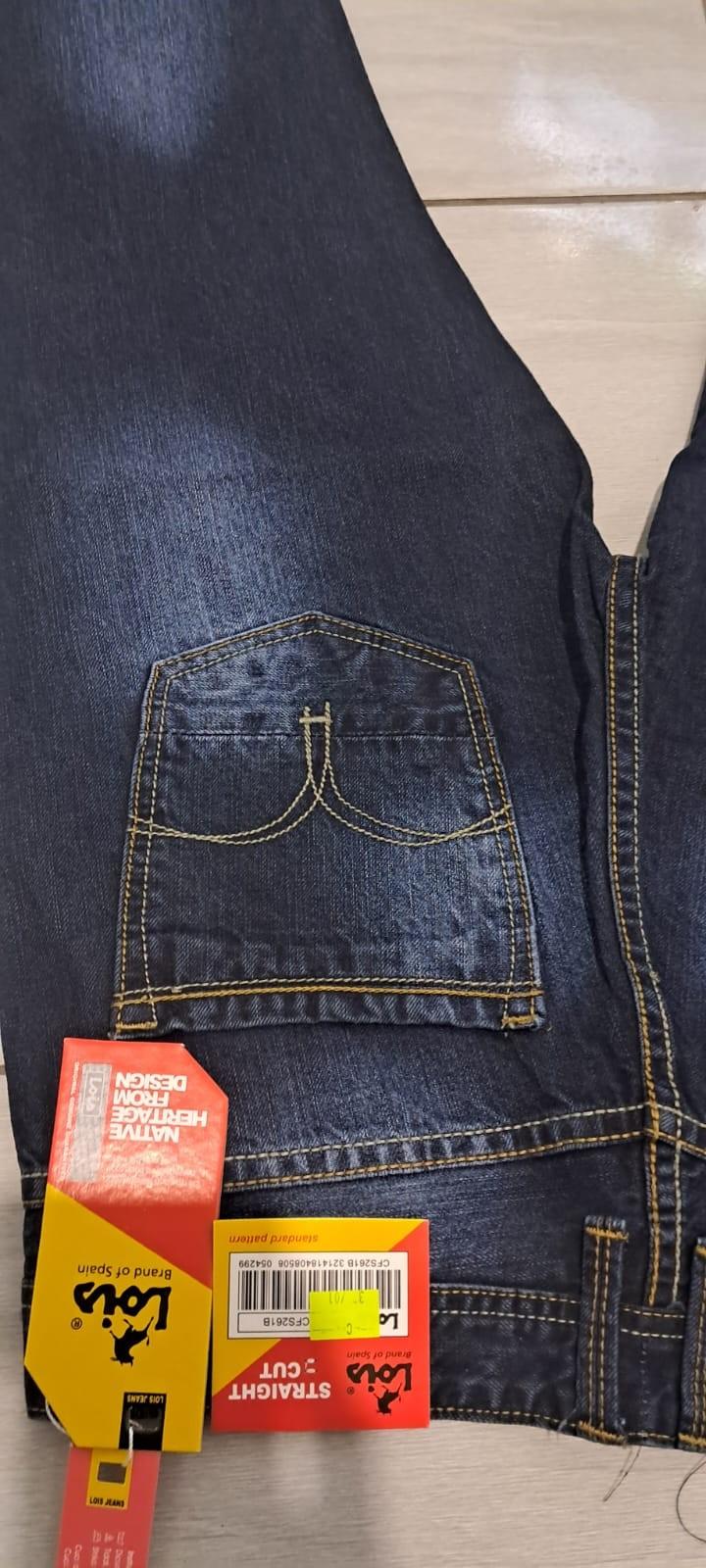 Product Introduction of TERBRU CELANA LOIS PREMIUM, HANYA 2 WARNA ORIGINAL Jeans Biru Nyaman Denim Panjang Cowok Keren Pria Tebal Standar Hitam Distro 5
