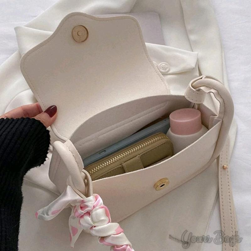 Tas Selempang Kulit wanita Kunci Hati - Slingbag Cewek Korea - Shoulder bag Wanita Modis 2024 - Tas Vintage Kulit PU 8